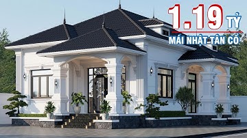Mẫu nhà vườn tân cổ điển quá đẳng cấp và cực kỳ tinh tế | MN04154