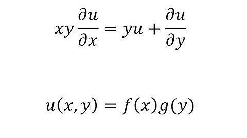 How to solve Partial Differential Equations via Separation of solutions and variables