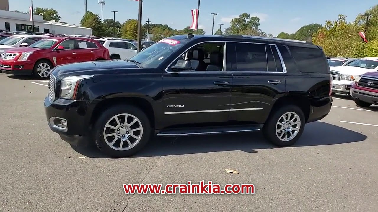 USED 2015 GMC YUKON 2WD 4DR DENALI at Crain Kia North Little Rock (USED