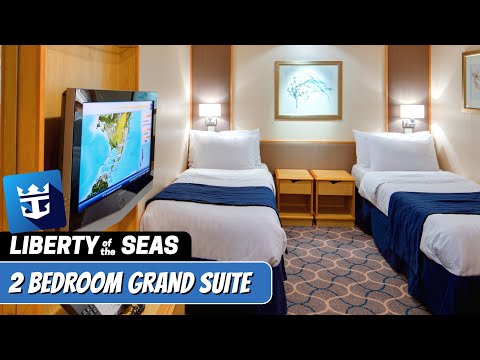 Liberty of the Seas Grand Suite, 2 Bedrooms walkthrough tour