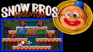 Snow Bros. Nick & Tom (MD · Sega Mega Drive) game port | full (hard mode) session for 1 Player ❄️👾🎮 screenshot 5