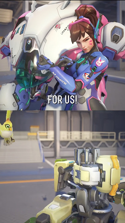 Dva and Bastion interaction - Overwatch 2