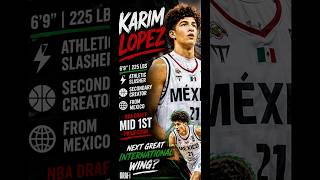 Karim Lopez Scouting report 👀6’9” wing from Mexico