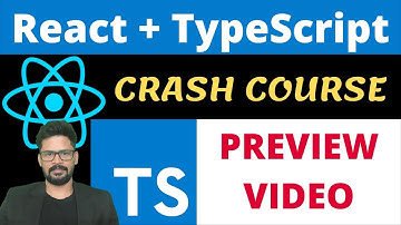 React with TypeScript Crash Course | React Crash Course 2022 | NAVEEN SAGGAM