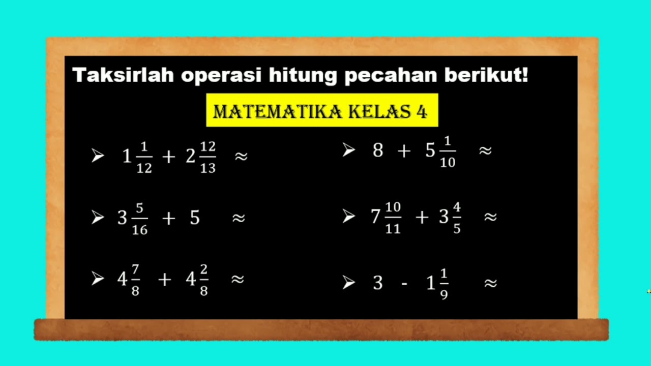 49+ Contoh soal penafsiran hasil operasi hitung bilangan kls 4 ideas in 2021 