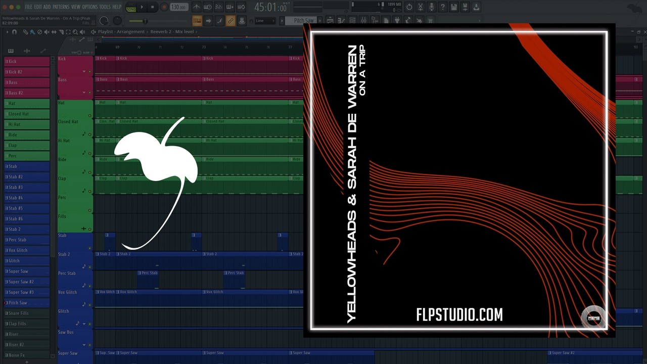 YellowHeads & Sarah De Warren - On A Trip (Peak Mode Mix) (FL Studio Remake)