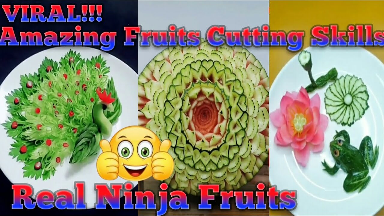 Very Amazing Cutting Fruits And Vegetables Art. amazing cutting fruits