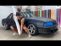 FOX BODY MUSTANG Wrap Guide - Notchback | The Hardest Parts In Real Time, Frustrating Old Paint