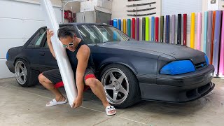 FOXBODY MUSTANG Wrap Guide  Notchback | The Hardest Parts In Real Time, Frustrating Old Paint