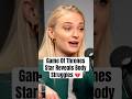 Game of Thrones Star Reveals Body Struggles #shorts #SophieTurner #SophieTurnerBodyImage