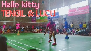 BADMINTON LUCU KINOY || PEMAIN ASAL BANDUNG