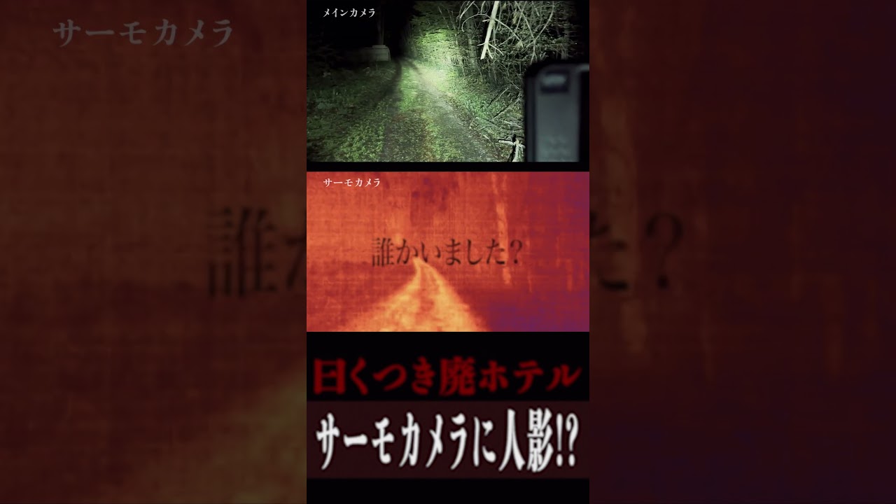 ※ガチ映像※サーモカメラに現れた人影 #shorts #心霊スポット #怪現象 #心霊映像 #lol #lolクリエイターズ #廃ホテル "廃墟