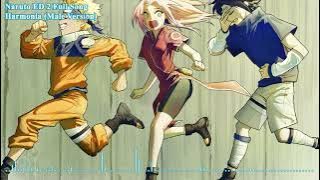 Naruto Ending 2 Full Song - Harmonia - Male Version no Cover 🎵 ❤️