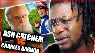 Ash Ketchum vs Charles Darwin. Epic Rap Battles of History. (REACTION)