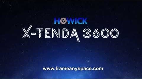 Howick X-TENDA™ 3600 - Frame Any Space, Fast