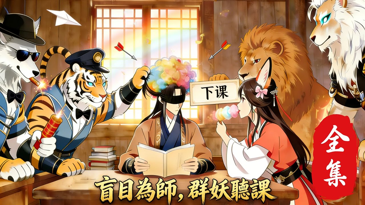 🔥 MULTISUB【盲目為師，群妖聽課】👁️ 全集版｜一口氣看完🏔️ 盲眼老師深山授課🦊 學生竟全是化形大妖⚡ 人不知，妖不敢動🎥 1080P #妖怪動畫 #反差爽番 #國漫