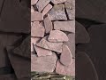 8 926 300-57-55. Песчаник Красный Обожженный Галтованный, Плитняк, Камень для дорожек и облицовки