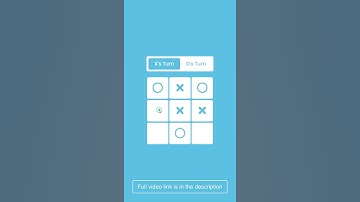 Tic Tac Toe Game in JavaScript #Shorts