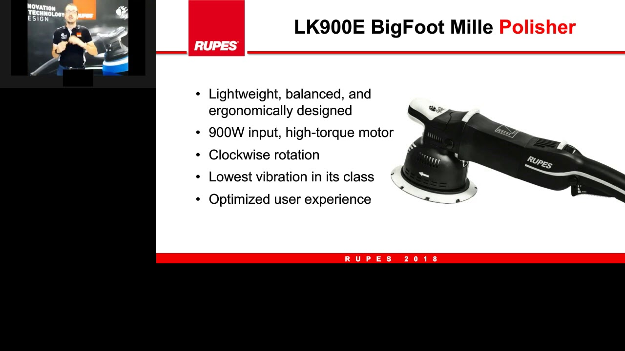 Rupes | Bigfoot LK900E Mille Gear Driven Polisher