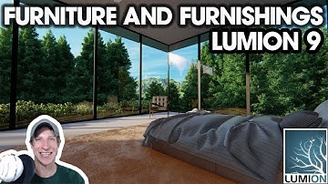 PHOTOREALISTIC RENDERING from SketchUp Model in Lumion 9 (EP 4) - Furnishings and Rendering