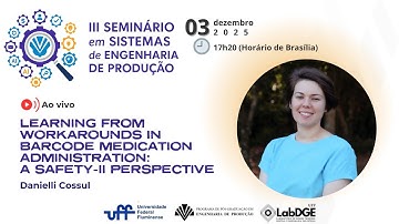 Palestra Learning from workarounds in barcode medication administration: a Safety-II perspective.