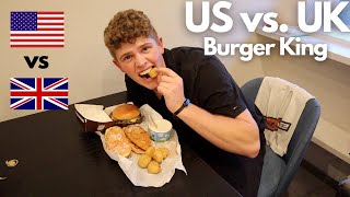 US vs UK Burger King MukBang