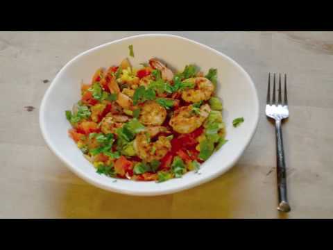 Quick & Easy Fiesta Shrimp Grain Bowl