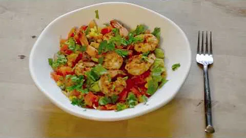 Quick & Easy Fiesta Shrimp Grain Bowl