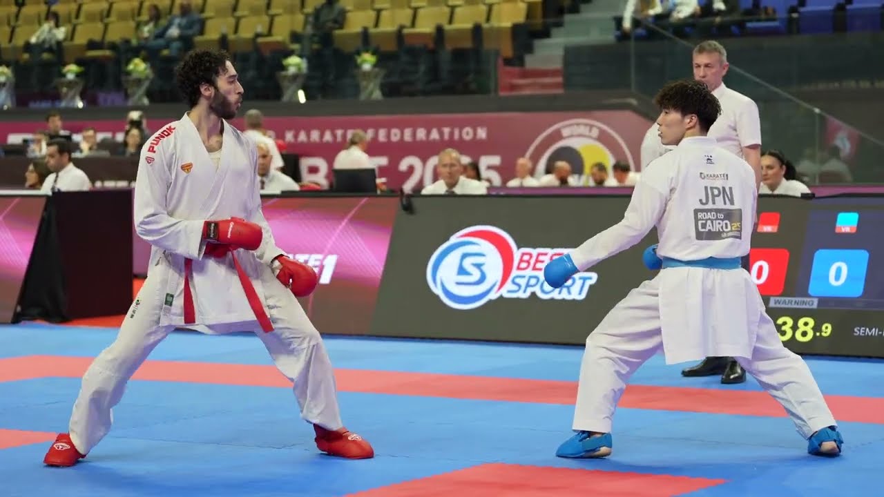 🔥 Semi-Final Showdown –67kg | Ali Elsawy 🇪🇬 vs Yugo Kozaki 🇯🇵 | Karate1 Rabat 2025