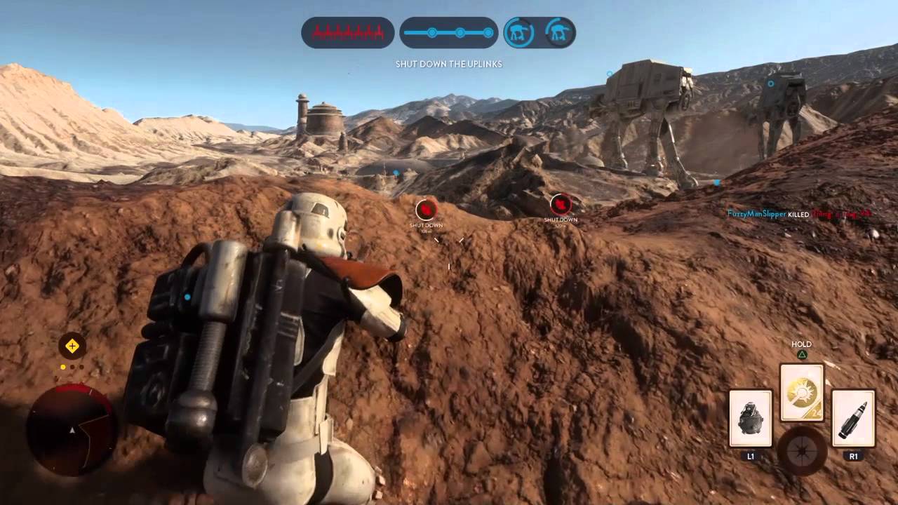 Star Wars Battlefront | Walker Assault / That got him & Walker defender ...