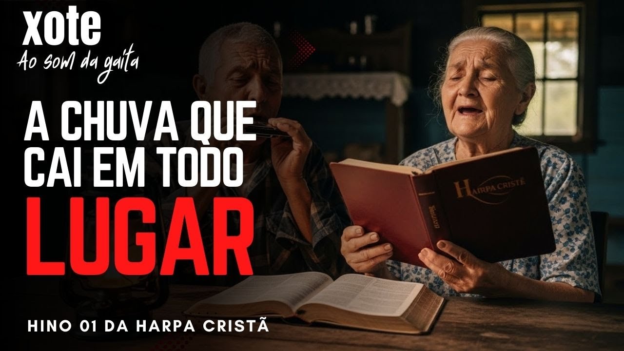 A chuva que cai em todo lugar - Hino 01 da harpa Cristã 