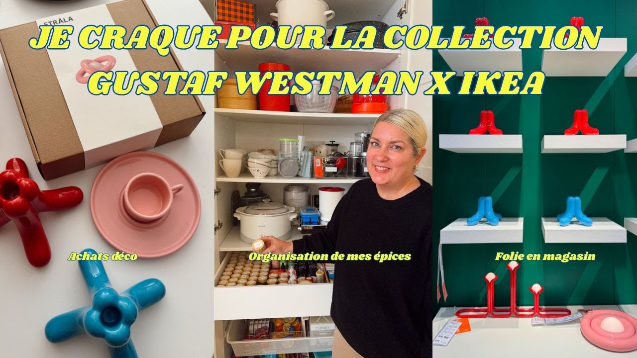 LA COLLECTION GUSTAF WESTMAN x IKEA ME FAIT CRAQUER  + ORGANISATION DE MES ÉPICES