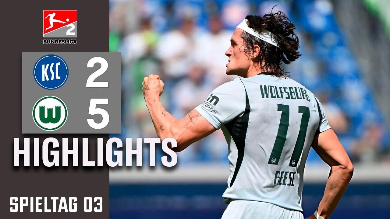 Karlsruher SC - VfL Wolfsburg | 2-5 | Zusammenfassung | 2. Bundesliga 2026-27 | wolfsburg karlsruher