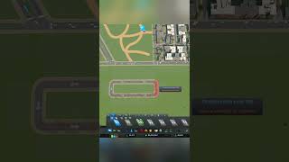 How to start building a Vanilla Bus-Metro Hub in Cities: Skylines! #shorts