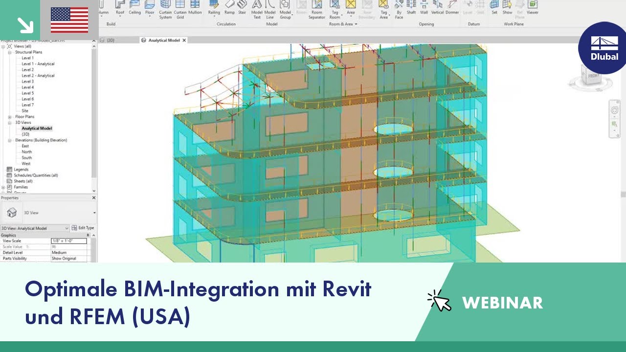 [EN] Webinar: Optimale BIM-Integration mit Revit und RFEM (USA) - YouTube