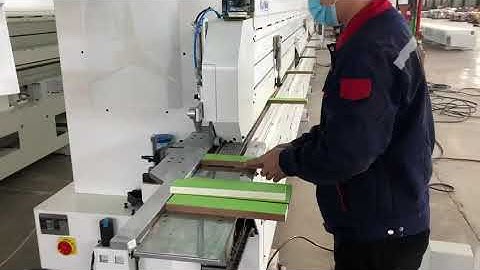 Edge banding machine for 45mm narrow parts