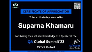 Geekle - QA Summit 2023 - Senior Track | Shift Left Testing on Mobile apps