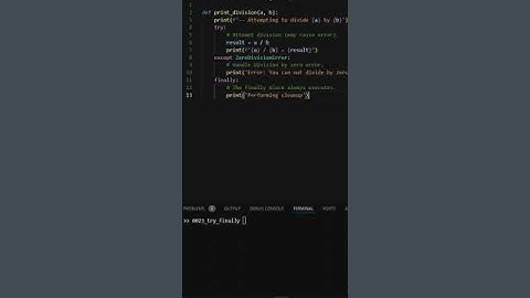 Try, Except, Finally in Python!💥