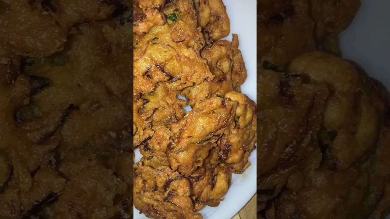 Red lentil pakora coming soon/very crispy or crunchy