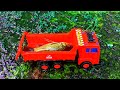 Fish 🐠🐟 Helping new Video | Dump truck tractor cartoon video | tractor science Project | 05 @AmDiY