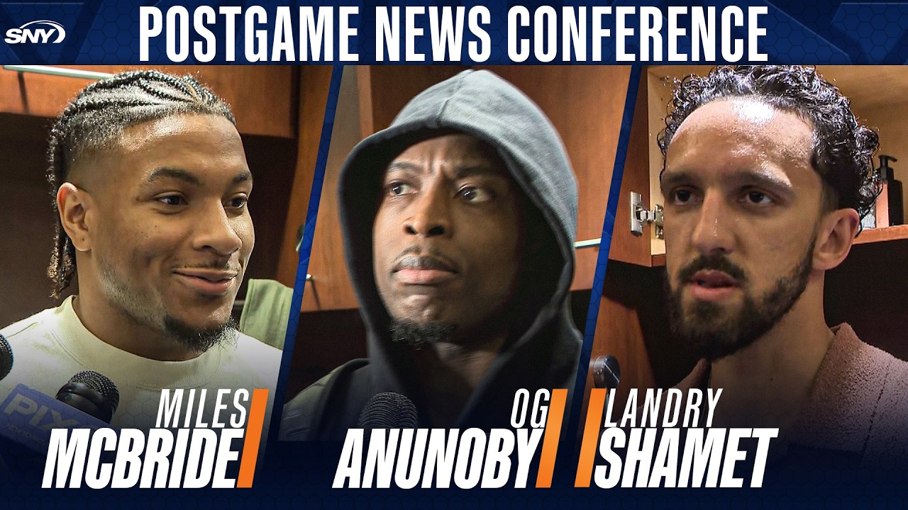 OG Anunoby, Miles McBride & Landry Shamet on Knicks comeback Game 1 win in Eastern Conference Finals