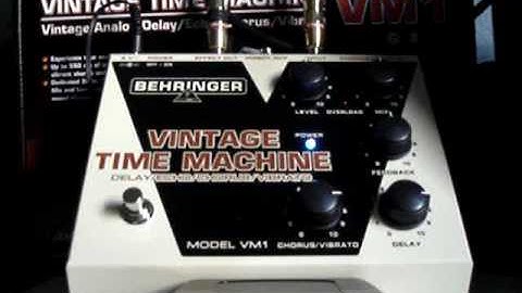 Behringer VM1 Vintage Time Machine Part 1 analog delay/echo/chorus review