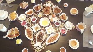 شاركت معاكم بعض صور لمائدة الافطار في شهر رمضان الكريم