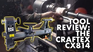 TOOL REVIEW: The Craftex CX814 Wood Lathe!