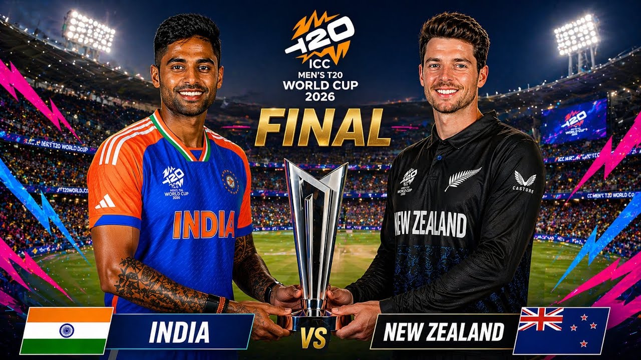 India vs New Zealand Final Match 🏆 | ICC T20 World Cup 2026 Highlights ...