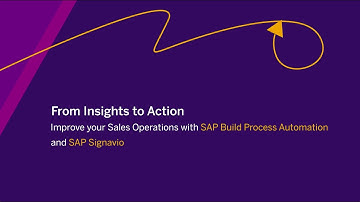 From Insights to Action- Improve Sales Operations with SAP Build Process Automation and SAP Signavio