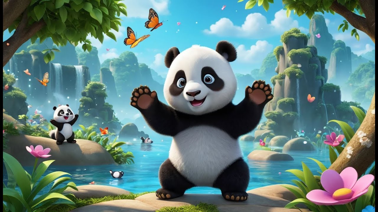 Panda Bear, Panda Bear, Twirl Around! | Fun Dance Song | Interactive Panda Twirl Rhyme for Toddlers