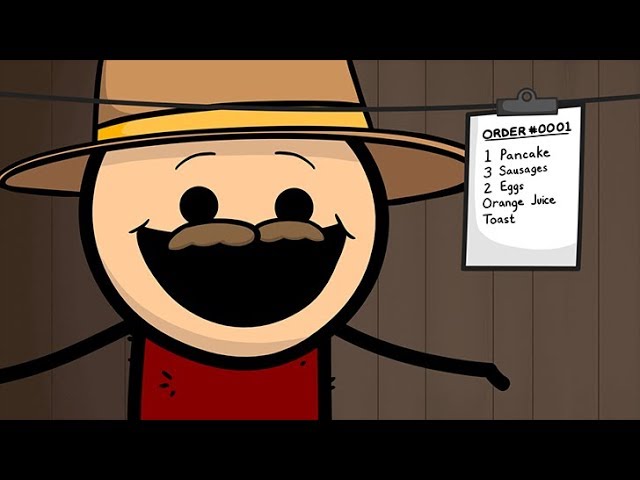 Breakfast Cowboy - Cyanide & Happiness Shorts