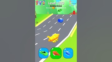 Shape-shifting Funny Race Gameplay new hyper casual game Level-1283 #shorts #gameplay #shapeshifting