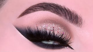 Neutral Foxy Eyes + Glitter Makeup Tutorial | Melissa Samways